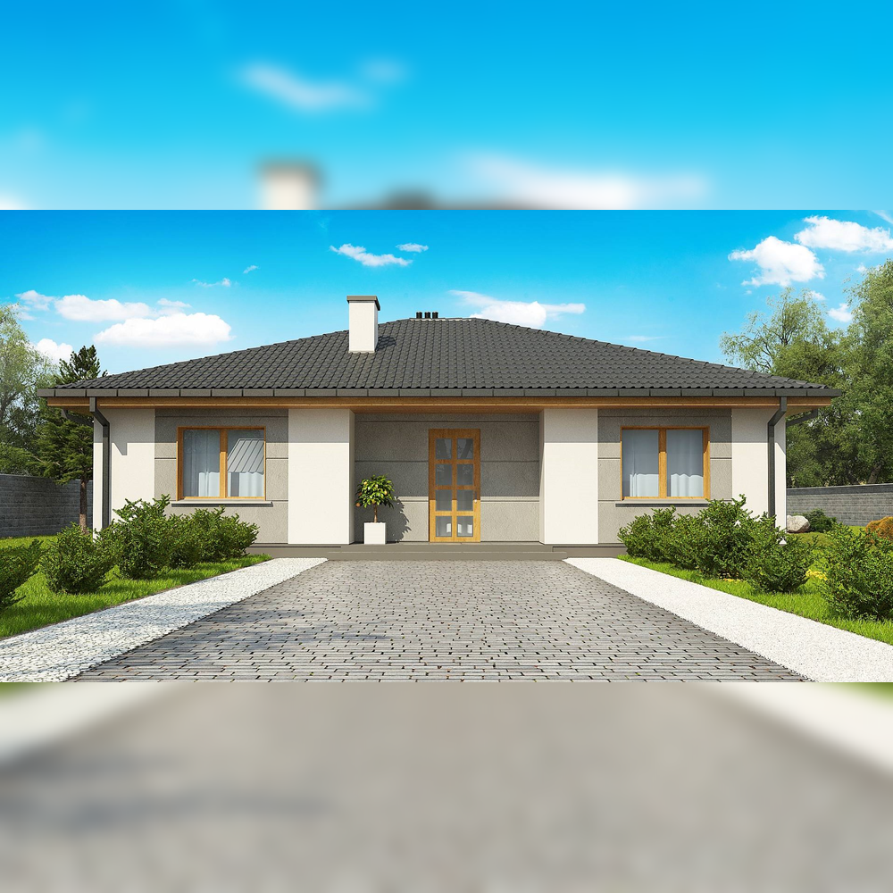 Сглобяема къща от олекотена стоманена конструкция 127 м²