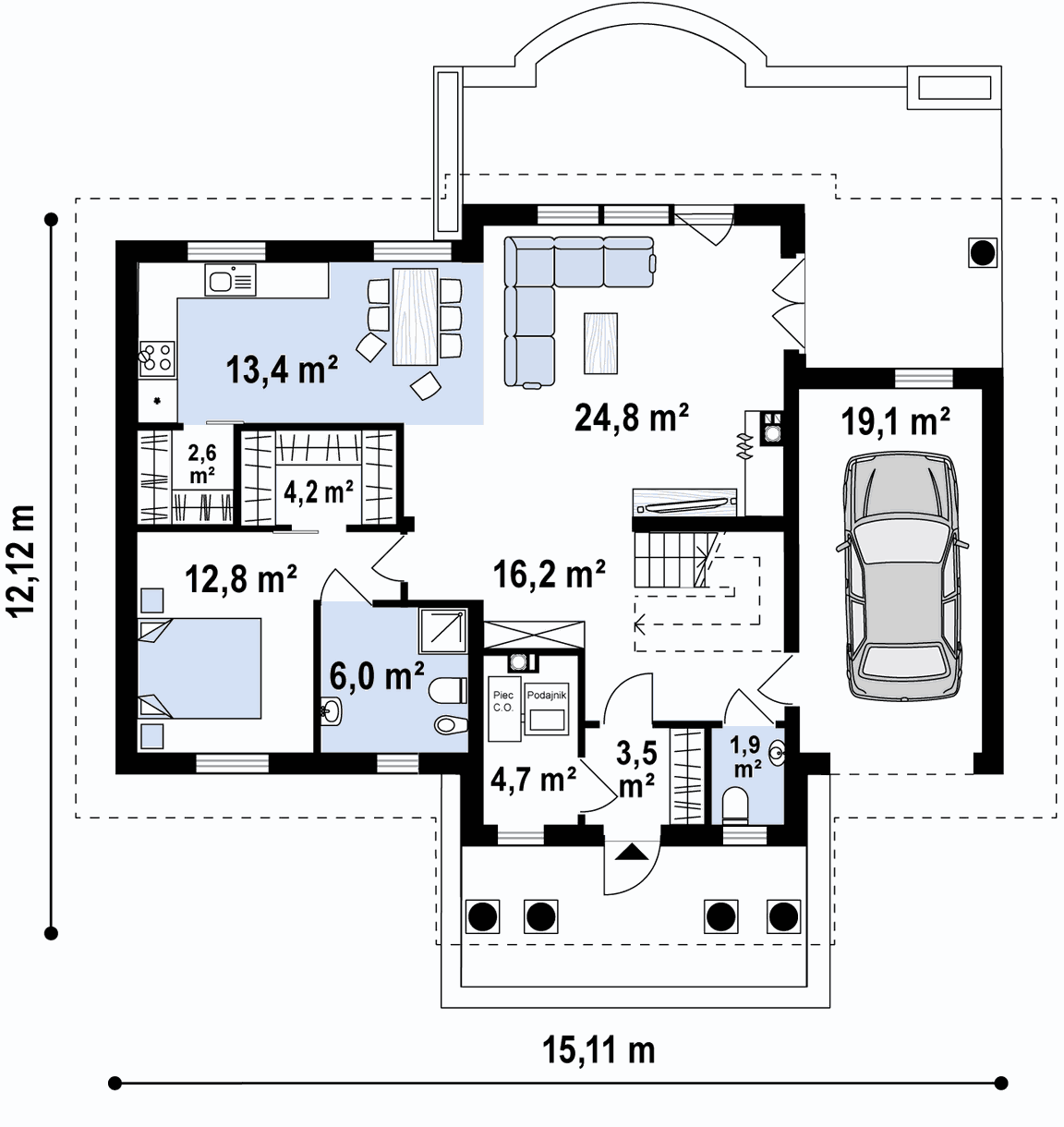 Двуетажна сглобяема къща 230 м² – Олекотена стоманена конструкция - Image 6