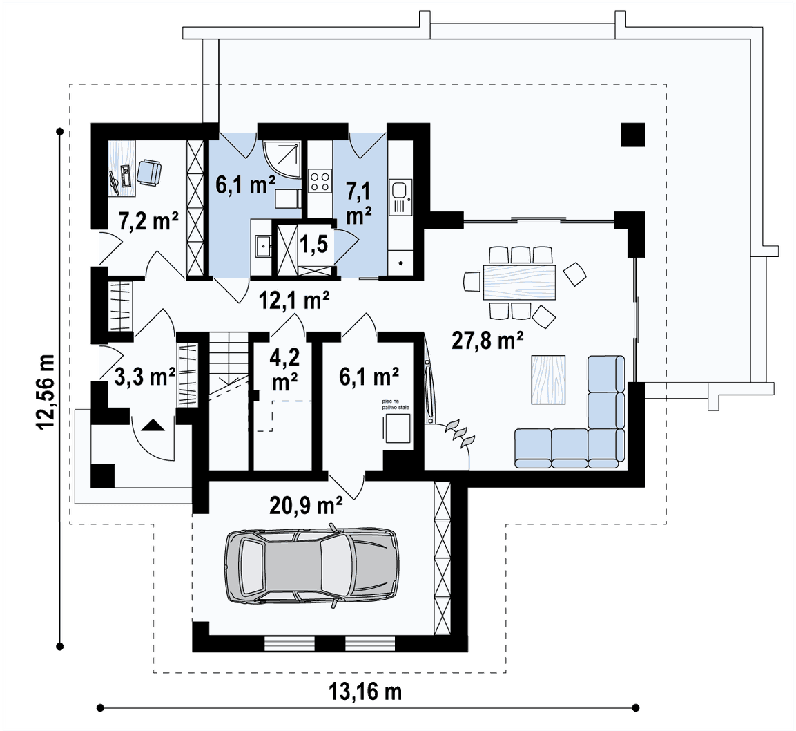 Двуетажна сглобяема къща 199 м² – Олекотена стоманена конструкция - Image 7
